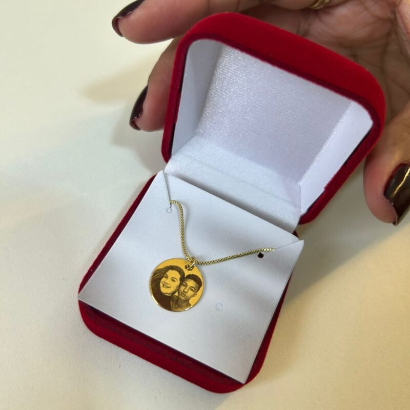Colar Personalizado Com Foto Amor Eterno
