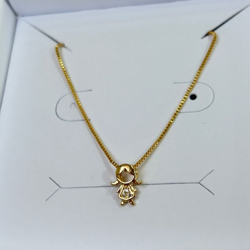 filha menina simples